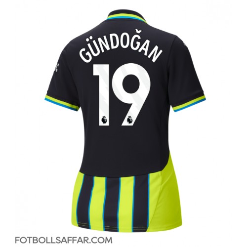 Manchester City Ilkay Gundogan #19 Bortatröja Dam 2024-25 Kortärmad